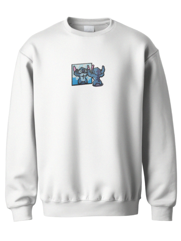 Güçlü Stitch Nakışlı Sweatshirt