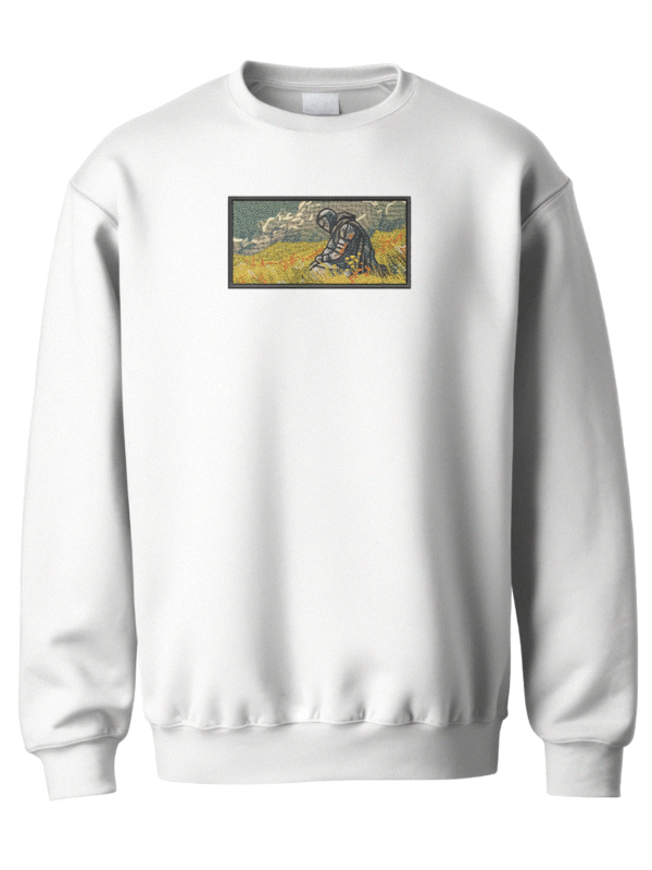 Yalnız Şövalye Nakışlı Sweatshirt