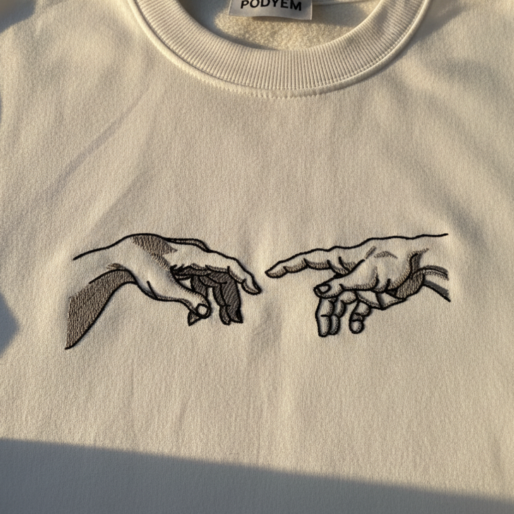 hands nakıslı sweatshirt zoom hands nakisli sweatshirt zoom