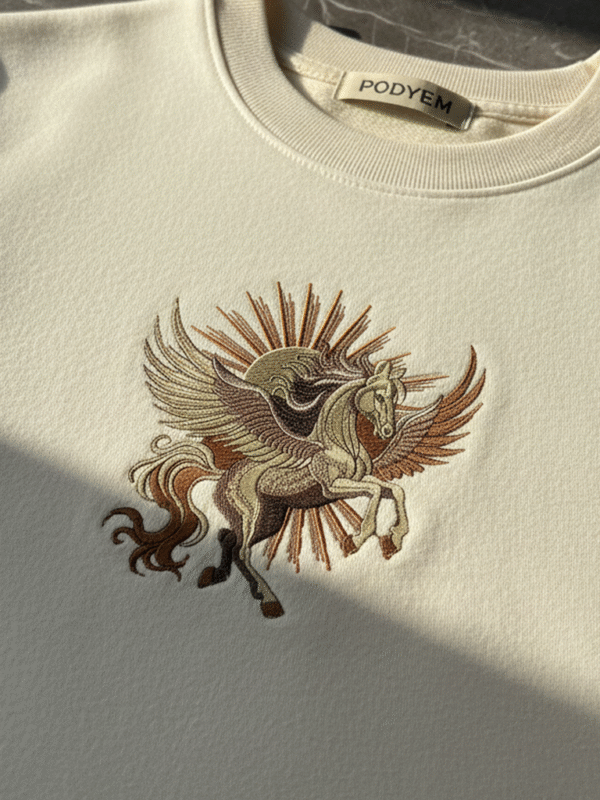 Pegasus Nakışlı Sweatshirt