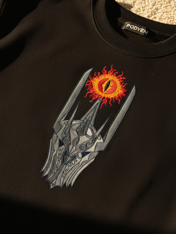 Eye of Darkness Nakışlı Sweatshirt