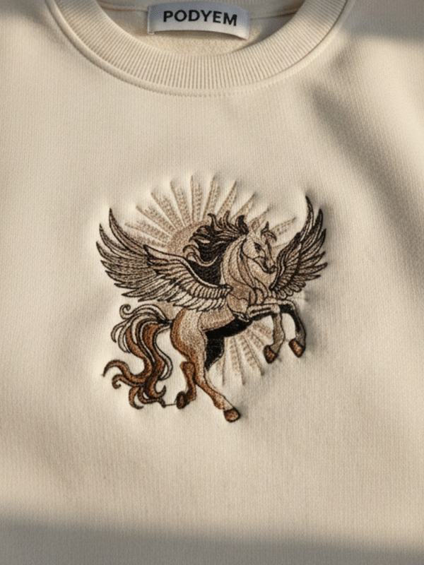 Pegasus Nakışlı Sweatshirt