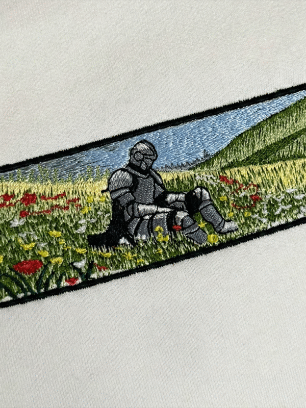 Depresif Şövalye Nakışlı Sweatshirt