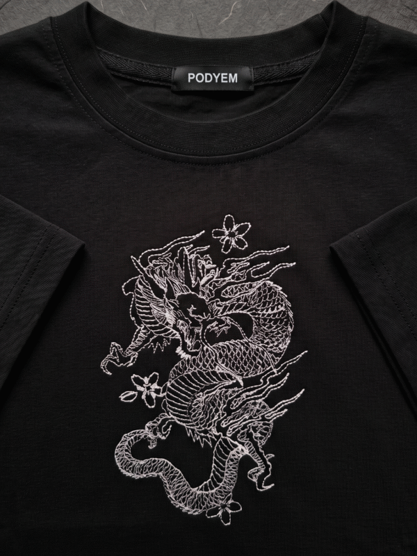 Inferno Dragon Nakışlı Tshirt