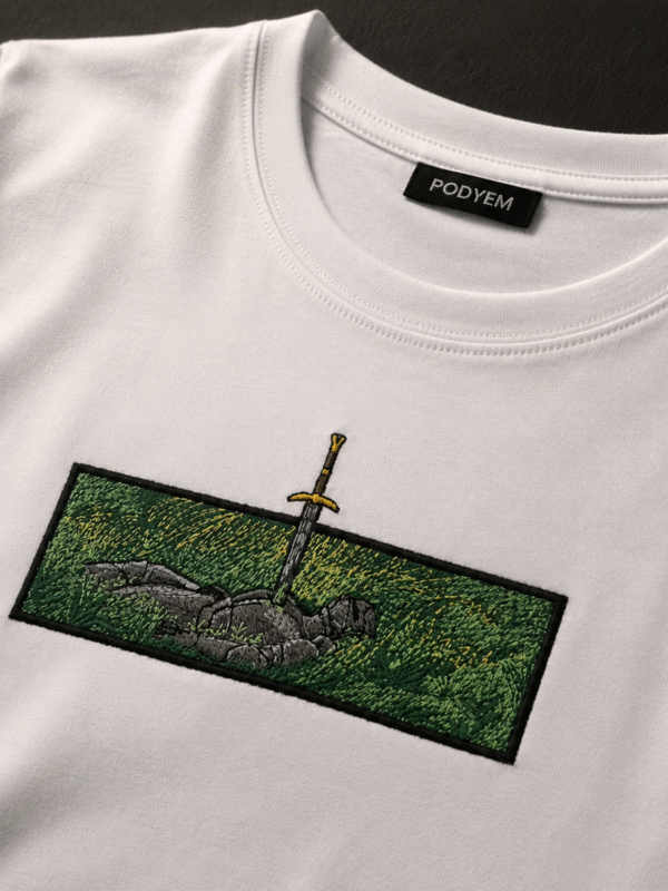 Şövalyenin Sonu Nakışlı Oversize Tshirt